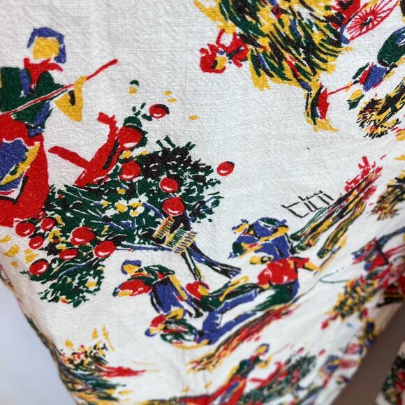 Anthropologie LF Markey Bryson Dungarees Womens Overalls Size 10 Harvest Print - Picture 11 of 16